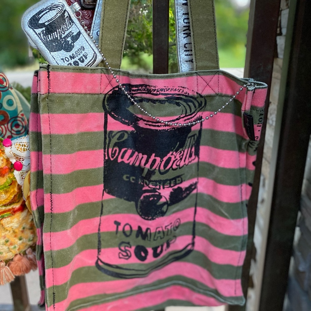 Andy Warhol Foundation Campbell’s Soup tote with coin purse